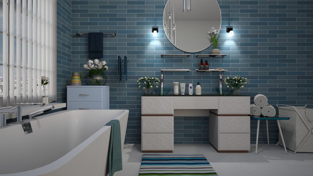 bathroom, blue, tile-3563272.jpg